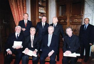 Roma, Palazzo Corsini: intervento del Presidente della Repubblica all'Adunanza Pubblica a classi riunite dell'Accademia Nazionale dei Lincei per l'inaugurazione dell'anno accademico 1998-1999
