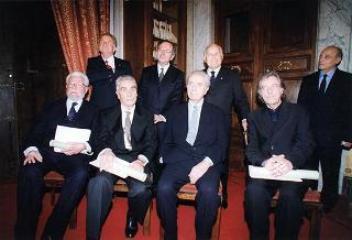 Roma, Palazzo Corsini: intervento del Presidente della Repubblica all'Adunanza Pubblica a classi riunite dell'Accademia Nazionale dei Lincei per l'inaugurazione dell'anno accademico 1998-1999