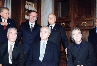 Roma, Palazzo Corsini: intervento del Presidente della Repubblica all'Adunanza Pubblica a classi riunite dell'Accademia Nazionale dei Lincei per l'inaugurazione dell'anno accademico 1998-1999