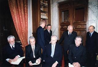 Roma, Palazzo Corsini: intervento del Presidente della Repubblica all'Adunanza Pubblica a classi riunite dell'Accademia Nazionale dei Lincei per l'inaugurazione dell'anno accademico 1998-1999
