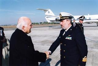 Taranto: intervento del Presidente della Repubblica per il Cinquantenario della Scuola Sottufficiali della Marina Militare di Taranto e giuramento solenne degli Allievi del I "Corso Normale Marescialli"