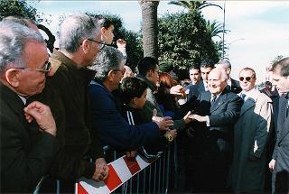 Taranto: intervento del Presidente della Repubblica per il Cinquantenario della Scuola Sottufficiali della Marina Militare di Taranto e giuramento solenne degli Allievi del I "Corso Normale Marescialli"