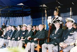 Taranto: intervento del Presidente della Repubblica per il Cinquantenario della Scuola Sottufficiali della Marina Militare di Taranto e giuramento solenne degli Allievi del I "Corso Normale Marescialli"