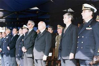 Taranto: intervento del Presidente della Repubblica per il Cinquantenario della Scuola Sottufficiali della Marina Militare di Taranto e giuramento solenne degli Allievi del I "Corso Normale Marescialli"