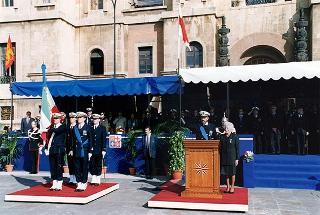 Taranto: intervento del Presidente della Repubblica per il Cinquantenario della Scuola Sottufficiali della Marina Militare di Taranto e giuramento solenne degli Allievi del I "Corso Normale Marescialli"