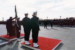 Taranto: intervento del Presidente della Repubblica per il Cinquantenario della Scuola Sottufficiali della Marina Militare di Taranto e giuramento solenne degli Allievi del I "Corso Normale Marescialli"