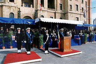 Taranto: intervento del Presidente della Repubblica per il Cinquantenario della Scuola Sottufficiali della Marina Militare di Taranto e giuramento solenne degli Allievi del I "Corso Normale Marescialli"