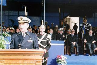 Taranto: intervento del Presidente della Repubblica per il Cinquantenario della Scuola Sottufficiali della Marina Militare di Taranto e giuramento solenne degli Allievi del I "Corso Normale Marescialli"