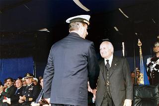 Taranto: intervento del Presidente della Repubblica per il Cinquantenario della Scuola Sottufficiali della Marina Militare di Taranto e giuramento solenne degli Allievi del I "Corso Normale Marescialli"