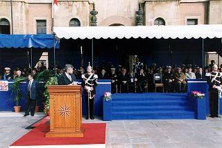 Taranto: intervento del Presidente della Repubblica per il Cinquantenario della Scuola Sottufficiali della Marina Militare di Taranto e giuramento solenne degli Allievi del I "Corso Normale Marescialli"
