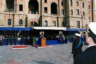 Taranto: intervento del Presidente della Repubblica per il Cinquantenario della Scuola Sottufficiali della Marina Militare di Taranto e giuramento solenne degli Allievi del I "Corso Normale Marescialli"