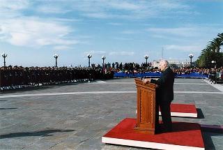 Taranto: intervento del Presidente della Repubblica per il Cinquantenario della Scuola Sottufficiali della Marina Militare di Taranto e giuramento solenne degli Allievi del I "Corso Normale Marescialli"