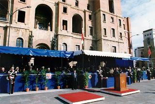 Taranto: intervento del Presidente della Repubblica per il Cinquantenario della Scuola Sottufficiali della Marina Militare di Taranto e giuramento solenne degli Allievi del I "Corso Normale Marescialli"