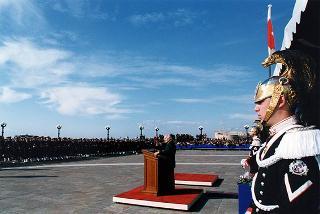Taranto: intervento del Presidente della Repubblica per il Cinquantenario della Scuola Sottufficiali della Marina Militare di Taranto e giuramento solenne degli Allievi del I "Corso Normale Marescialli"