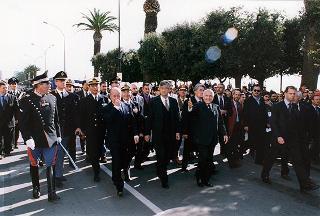 Taranto: intervento del Presidente della Repubblica per il Cinquantenario della Scuola Sottufficiali della Marina Militare di Taranto e giuramento solenne degli Allievi del I "Corso Normale Marescialli"