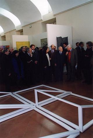 Roma, Complesso Monumentale del San Michele: visita del Presidente della Repubblica alla Mostra "Arte in cattedra. Ricerca e didattica a Roma 1967-1997", per il trentennale dell'Istituto statale d'arte di Roma 2