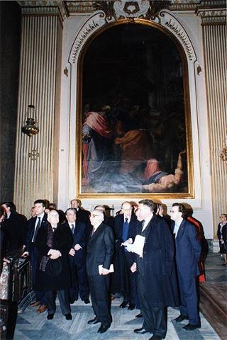 Basilica di S. Maria degli Angeli e Martiri: intervento del Presidente della Repubblica alla cerimonia inaugurale del restauro di pale d'altare e successivo concerto