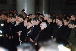 Roma: intervento del Presidente della Repubblica al funerale delle vittime del crollo di un palazzo a Roma
