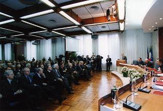 Roma: intervento del Presidente della Repubblica, in forma ufficiale, alla cerimonia celebrativa del centenario dell'Istituto nazionale della previdenza sociale (INPS)