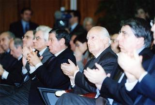 Roma: intervento del Presidente della Repubblica, in forma ufficiale, alla cerimonia celebrativa del centenario dell'Istituto nazionale della previdenza sociale (INPS)