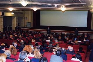 Roma, Sala Umberto: intervento del Presidente della Repubblica all'anteprima del film Iqbal