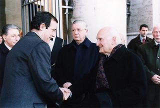 Roma, Chiesa del Sacro Cuore Immacolato di Maria: intervento del Presidente della Repubblica ai funerali dell'on. prof. Alfredo Covelli
