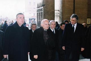 Roma, Chiesa del Sacro Cuore Immacolato di Maria: intervento del Presidente della Repubblica ai funerali dell'on. prof. Alfredo Covelli