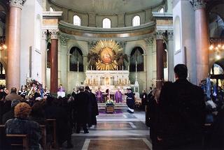 Roma, Chiesa del Sacro Cuore Immacolato di Maria: intervento del Presidente della Repubblica ai funerali dell'on. prof. Alfredo Covelli