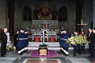 Roma, Chiesa del Sacro Cuore Immacolato di Maria: intervento del Presidente della Repubblica ai funerali dell'on. prof. Alfredo Covelli