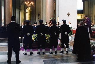 Roma, Chiesa del Sacro Cuore Immacolato di Maria: intervento del Presidente della Repubblica ai funerali dell'on. prof. Alfredo Covelli
