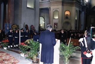 Roma, Chiesa del Sacro Cuore Immacolato di Maria: intervento del Presidente della Repubblica ai funerali dell'on. prof. Alfredo Covelli