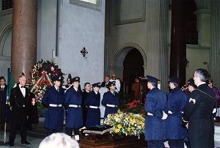 Roma, Chiesa del Sacro Cuore Immacolato di Maria: intervento del Presidente della Repubblica ai funerali dell'on. prof. Alfredo Covelli