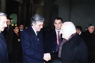 Roma, Chiesa del Sacro Cuore Immacolato di Maria: intervento del Presidente della Repubblica ai funerali dell'on. prof. Alfredo Covelli
