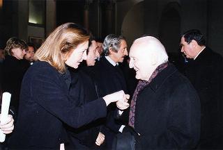 Roma, Chiesa del Sacro Cuore Immacolato di Maria: intervento del Presidente della Repubblica ai funerali dell'on. prof. Alfredo Covelli