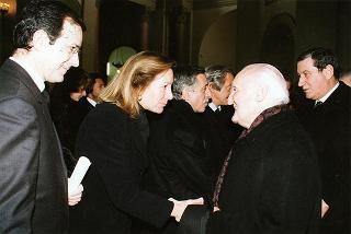 Roma, Chiesa del Sacro Cuore Immacolato di Maria: intervento del Presidente della Repubblica ai funerali dell'on. prof. Alfredo Covelli