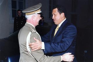 Incontro con il Presidente eletto della Repubblica del Venezuela Hugo Chavez Frias
