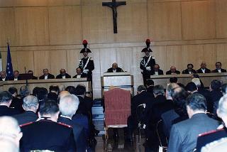 Intervento del Presidente della Repubblica alla cerimonia di insediamento del presidente Francesco Sernia. Roma, Palazzo della Corte dei conti
