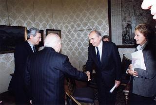 Intervento del Presidente della Repubblica alla presentazione del volume "La persecuzione degli ebrei durante il fascismo.Le leggi del 1938". Roma, Camera dei deputati