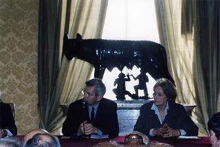 Intervento del Presidente della Repubblica alla presentazione del volume "La persecuzione degli ebrei durante il fascismo.Le leggi del 1938". Roma, Camera dei deputati