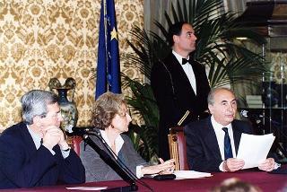 Intervento del Presidente della Repubblica alla presentazione del volume "La persecuzione degli ebrei durante il fascismo.Le leggi del 1938". Roma, Camera dei deputati