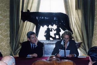 Intervento del Presidente della Repubblica alla presentazione del volume "La persecuzione degli ebrei durante il fascismo.Le leggi del 1938". Roma, Camera dei deputati