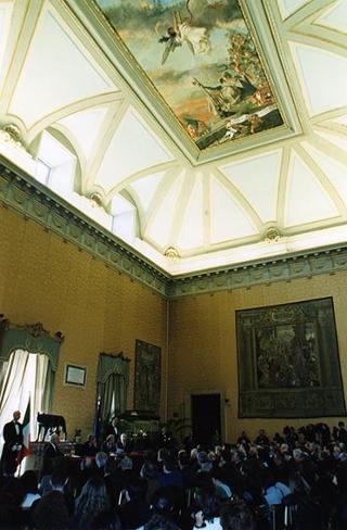 Intervento del Presidente della Repubblica alla presentazione del volume "La persecuzione degli ebrei durante il fascismo.Le leggi del 1938". Roma, Camera dei deputati