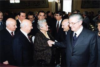 Intervento del Presidente della Repubblica alla presentazione del volume "La persecuzione degli ebrei durante il fascismo.Le leggi del 1938". Roma, Camera dei deputati