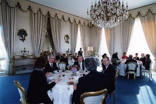 Incontro e successiva colazione con il Presidente dell'Irlanda signora Mary Mc Aleese e consorte