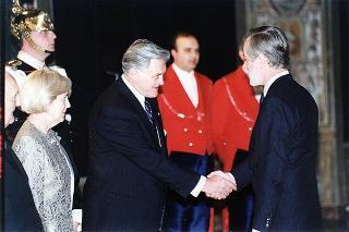 Pranzo in onore del Presidente della Repubblica di Lituania Valdas Adamkus e signora