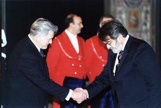 Pranzo in onore del Presidente della Repubblica di Lituania Valdas Adamkus e signora