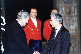 Pranzo in onore del Presidente della Repubblica di Lituania Valdas Adamkus e signora