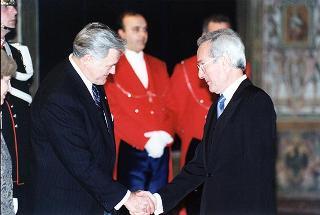 Pranzo in onore del Presidente della Repubblica di Lituania Valdas Adamkus e signora