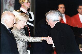 Pranzo in onore del Presidente della Repubblica di Lituania Valdas Adamkus e signora