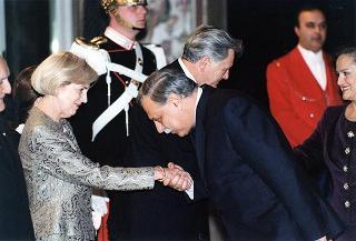 Pranzo in onore del Presidente della Repubblica di Lituania Valdas Adamkus e signora